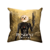 Load image into Gallery viewer, &#39;Resident Doggo&#39; Personalized Pet Throw Pillow