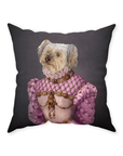 'The Pink Princess' Personalized Pet Throw Pillow