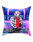 'The Male DJ' Personalized Pet Throw Pillow
