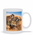 'The Motocross Riders' Personalized 3 Pet Mug