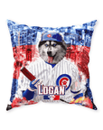 'Chicago Cubdogs' Personalized Pet Throw Pillow