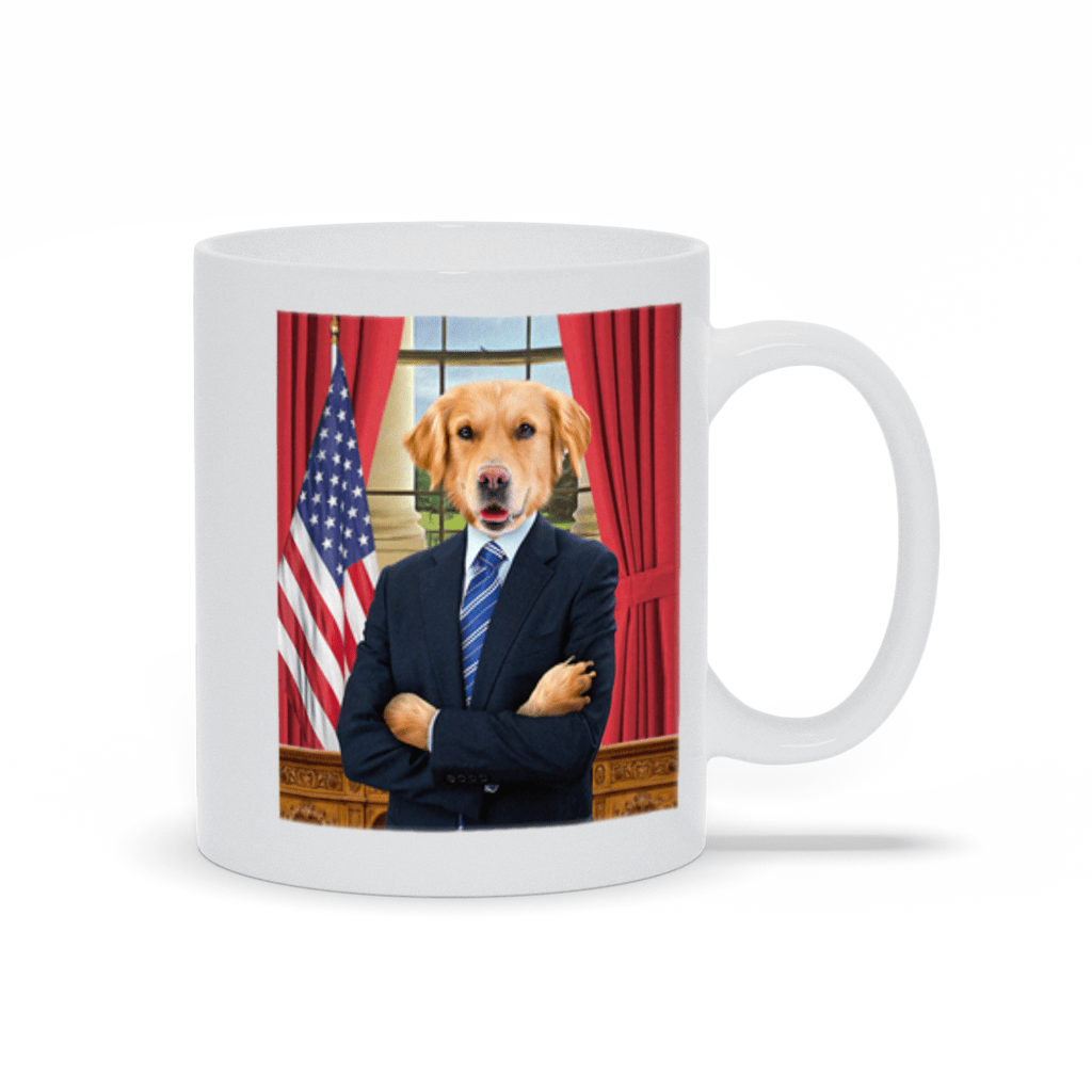 &#39;The President&#39; Personalized Pet Mug