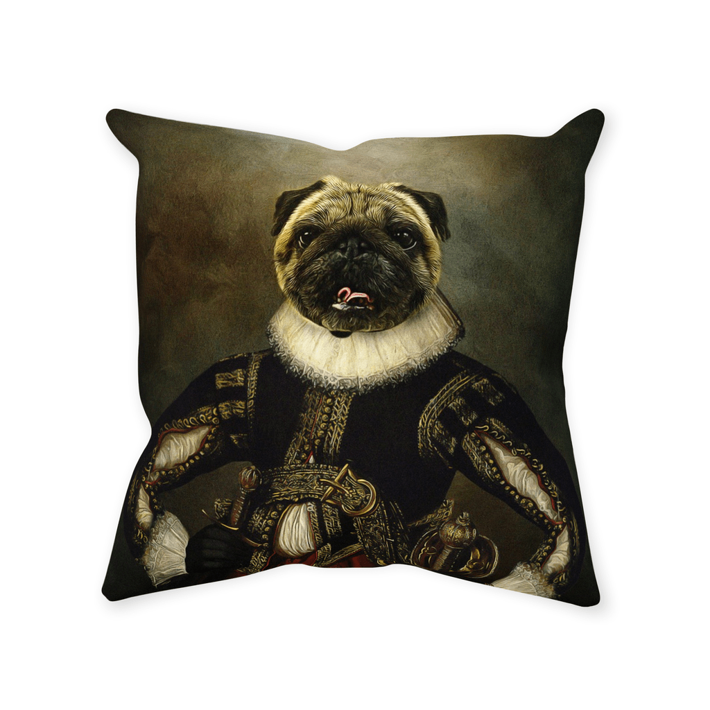 &#39;William Dogspeare&#39; Personalized Pet Throw Pillow