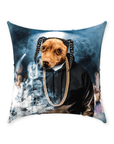 'D.O. Double G' Personalized Pet Throw Pillow