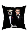 'The Dogfathers' Personalized Pet/Human Throw Pillow