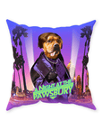 'A Night At The Pawsbury' Personalized Pet Throw Pillow