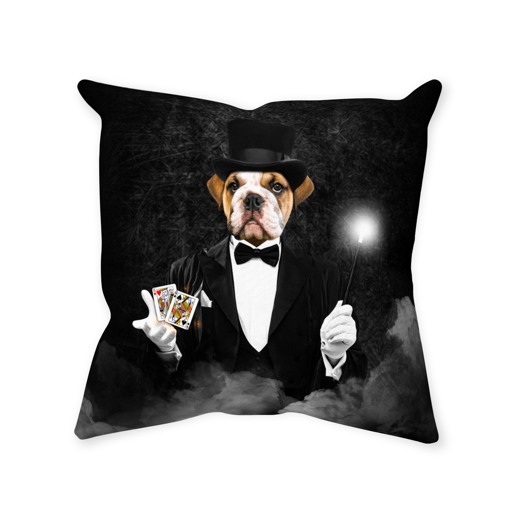 &#39;The Magician&#39; Personalized Pet Throw Pillow