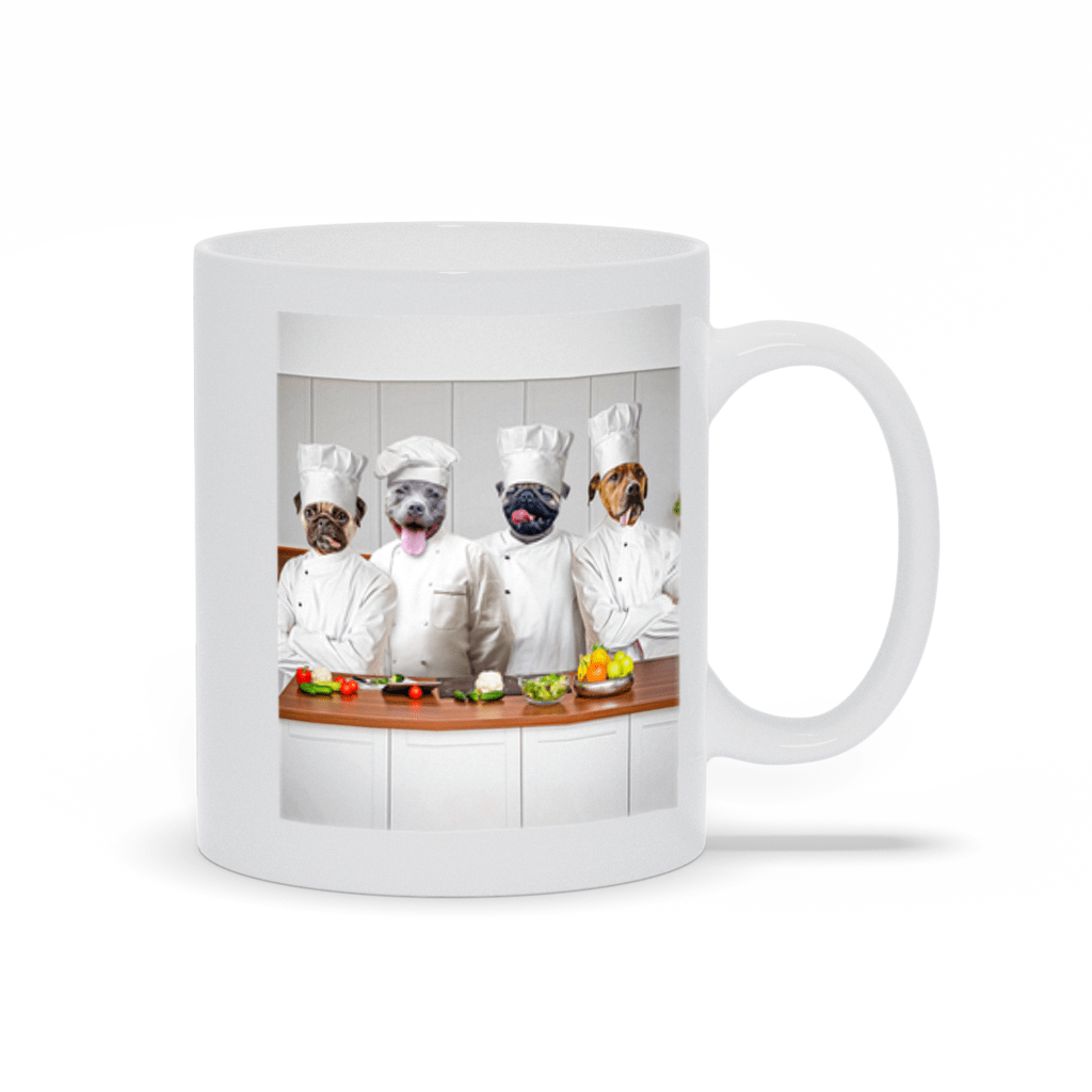 &#39;The Chefs&#39; Personalized 4 Pet Mug