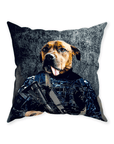 'The Navy Veteran' Personalized Pet Throw Pillow