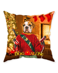 'Dog Alone' Personalized Pet Throw Pillow