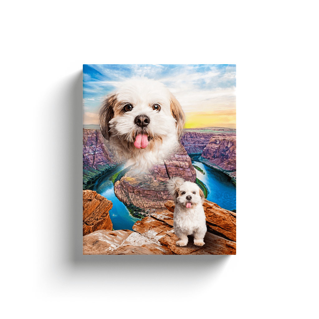 'Majestic Canyon' Personalized Pet Canvas