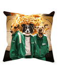 'Squid Paws' Personalized 3 Pet Throw Pillow