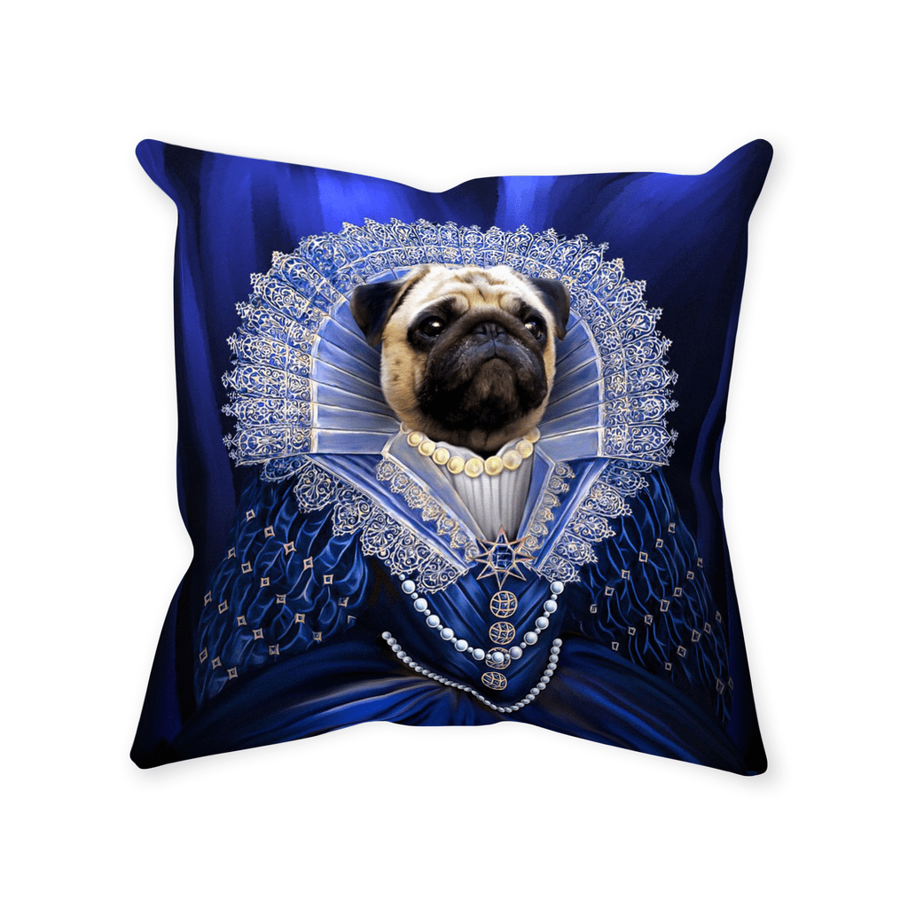 &#39;The Baroness&#39; Personalized Pet Throw Pillow