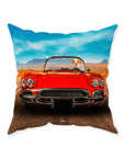 'The Classic Paw-Vette' Personalized Pet Throw Pillow