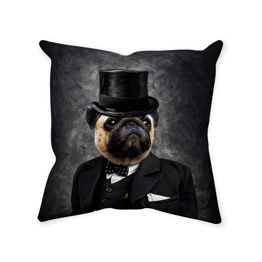&#39;The Winston&#39; Personalized Pet Throw Pillow