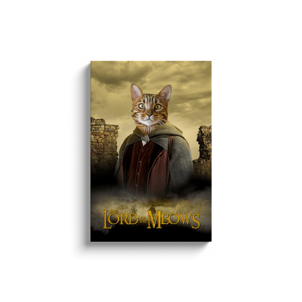 &#39;Lord Of The Meows&#39; Personalized Pet Canvas