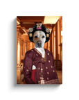 'The Asian Empress' Personalized Pet Canvas