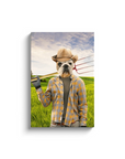 'The Farmer' Personalized Pet Canvas
