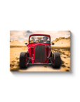 'The Hot Rod' Personalized 3 Pet Canvas