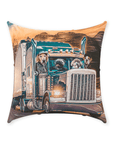 'The Truckers' Personalized 4 Pet Throw Pillow