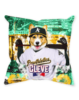 'Oakland Pawthletics' Personalized Pet Throw Pillow