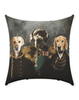 'The Brigade' Personalized 3 Pet Throw Pillow