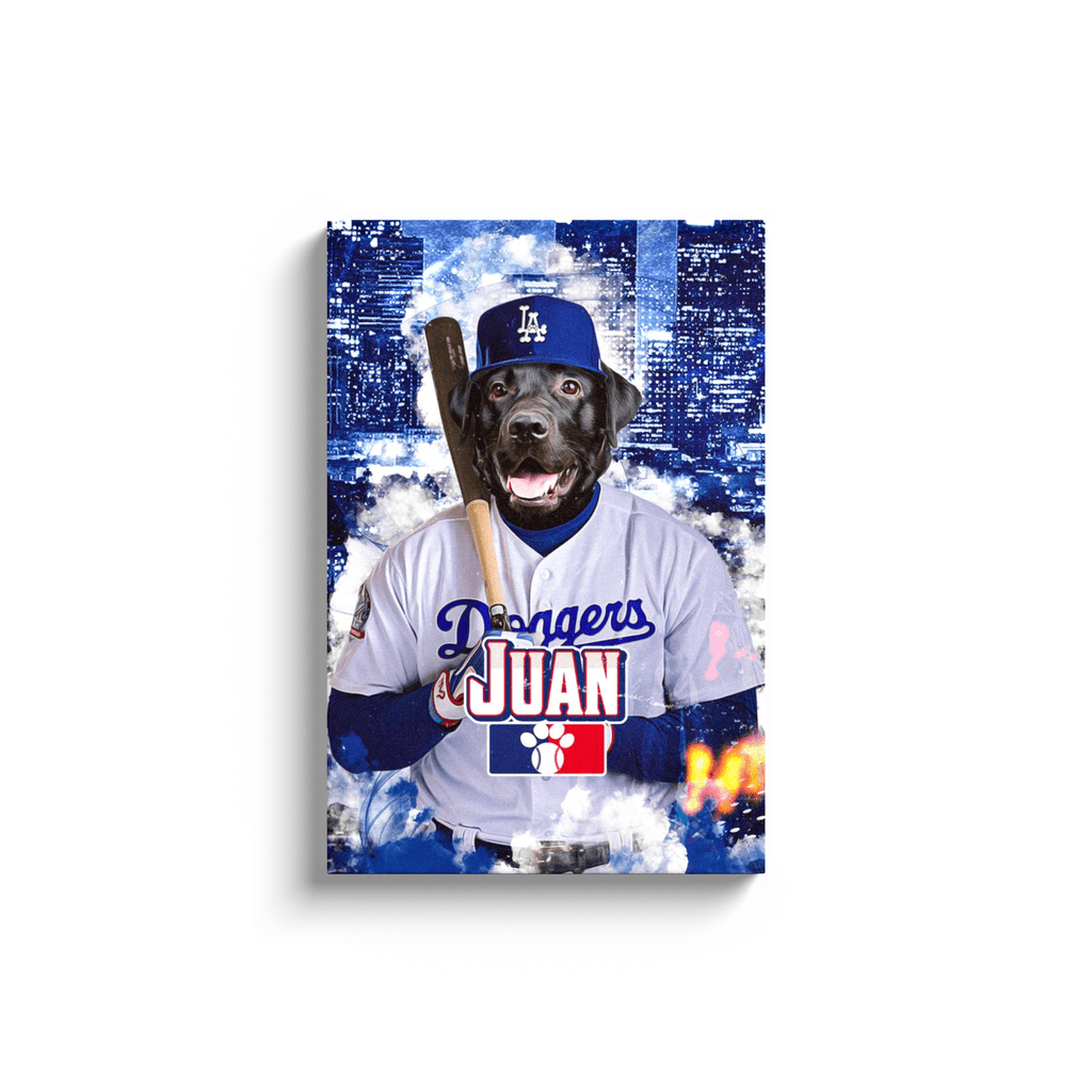 &#39;Los Angeles Doggers&#39; Personalized Pet Canvas