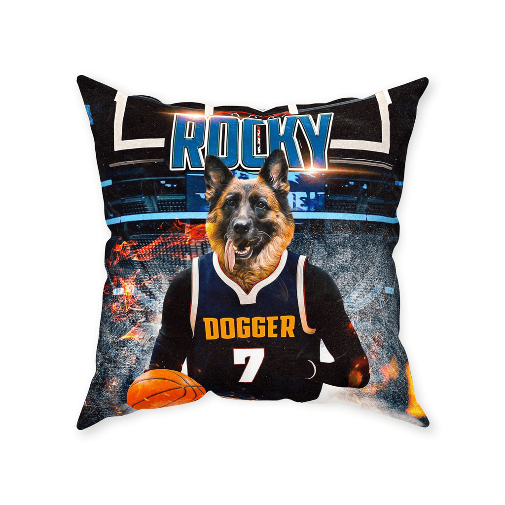 &#39;Dogger Nuggets&#39; Personalized Pet Throw Pillow