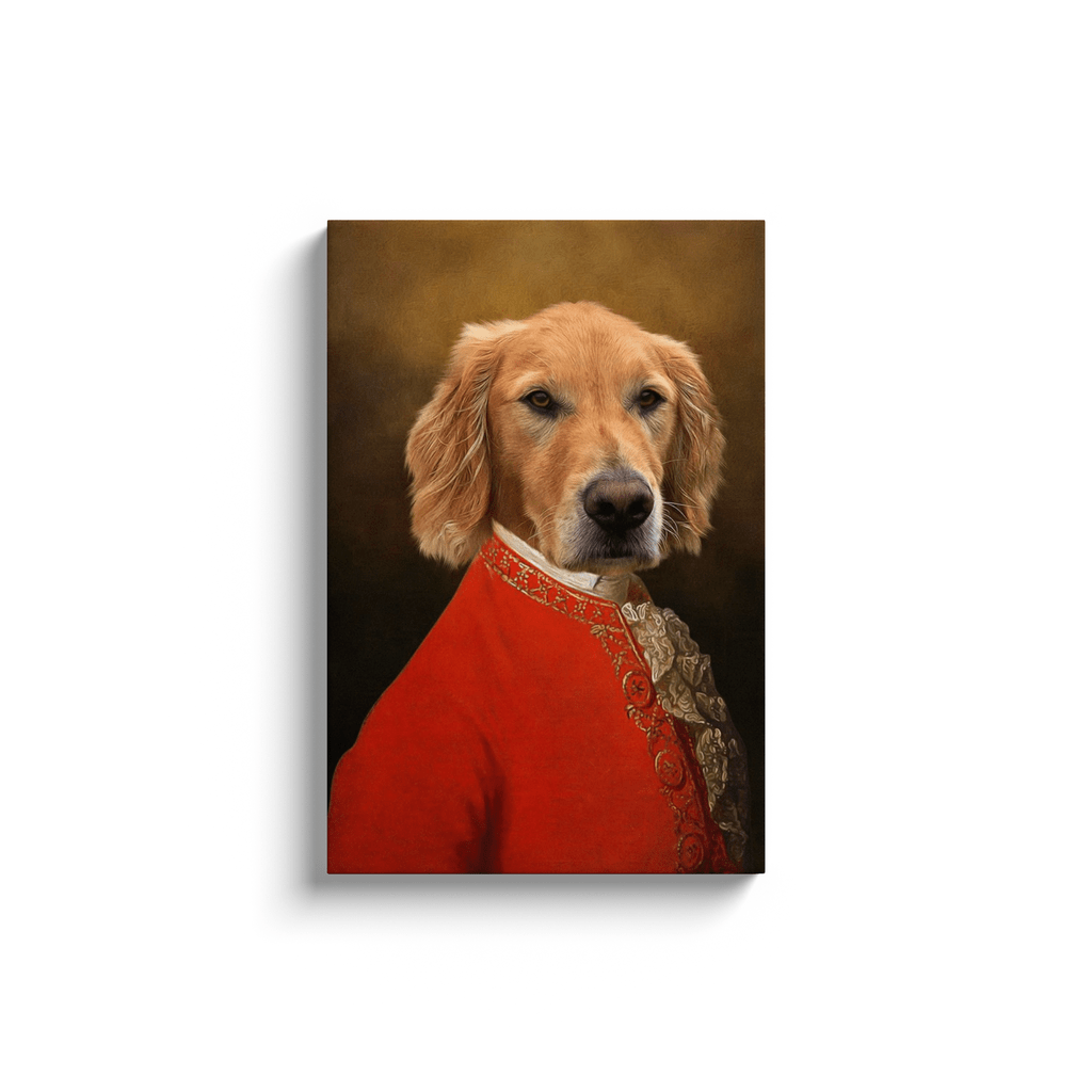 &#39;Pawzart&#39; Personalized Pet Canvas