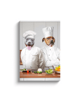 'The Chefs' Personalized 2 Pet Canvas