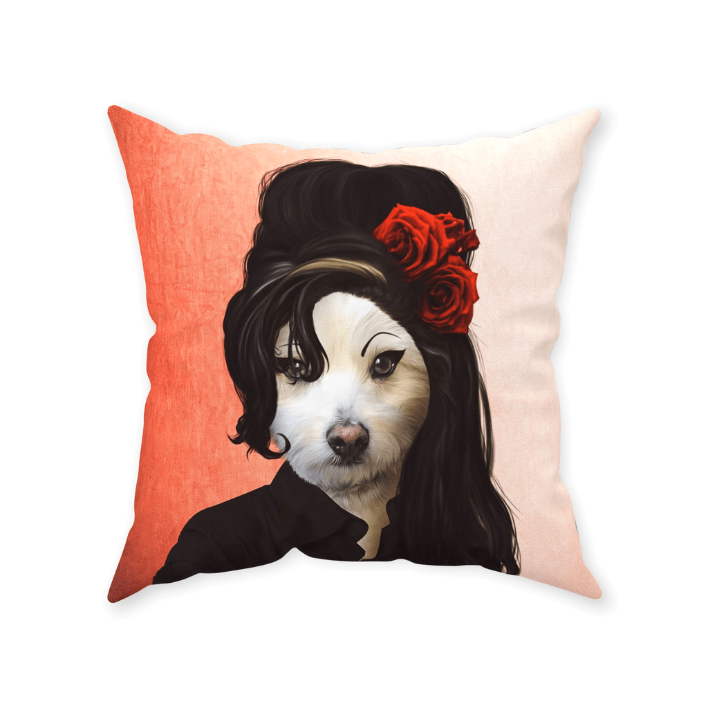 &#39;Amy Doghouse&#39; Personalized Pet Throw Pillow