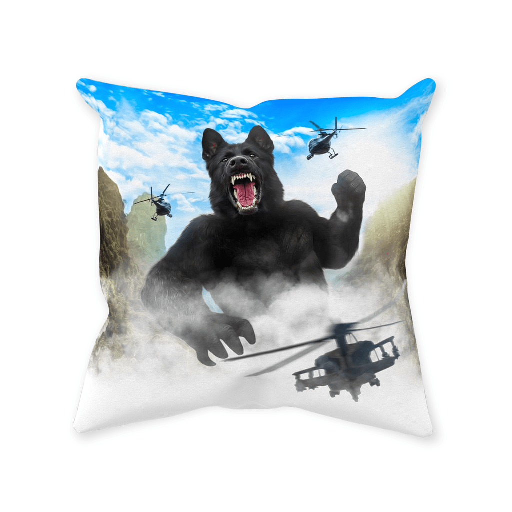 &#39;Kong-Dogg&#39; Personalized Pet Throw Pillow
