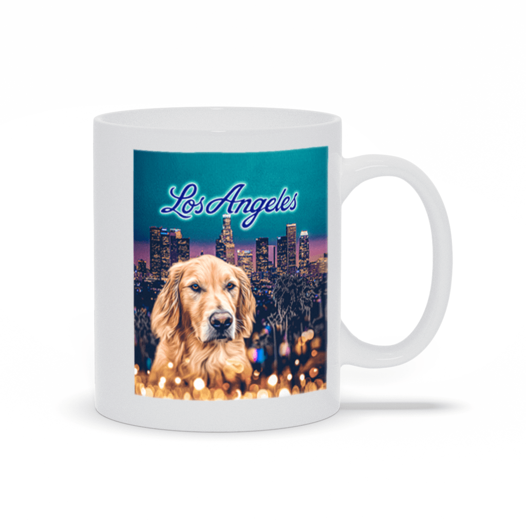 &#39;Doggos of Los Angeles&#39; Personalized Pet Mug