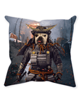 'The Samurai' Personalized Pet Throw Pillow