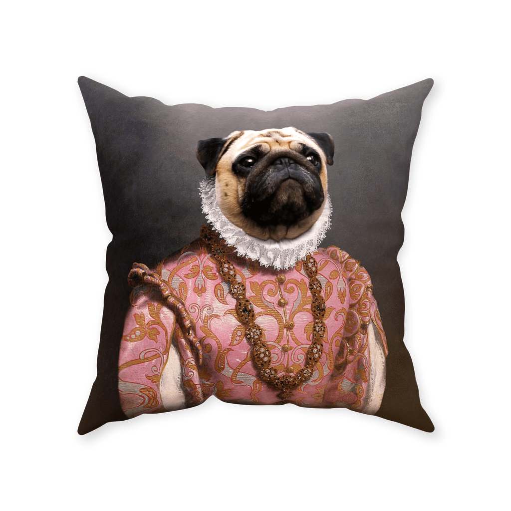 &#39;The Archduchess&#39; Personalized Pet Throw Pillow