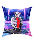 'The Male DJ' Personalized Pet Throw Pillow