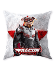 'Falcon Doggo' Personalized Pet Throw Pillow