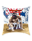 'The Sumo Wrestler' Personalized Pet Throw Pillow