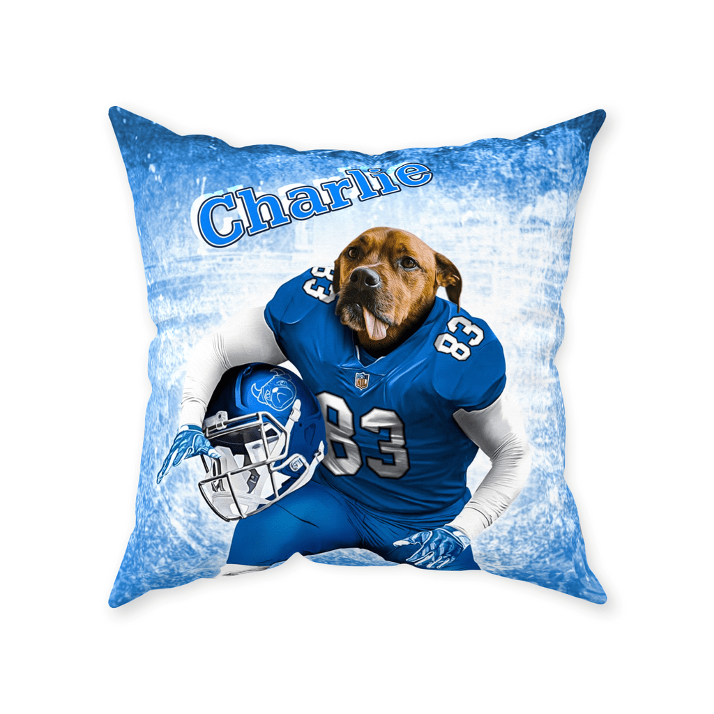 &#39;Buffalo Doggos&#39; Personalized Pet Throw Pillow