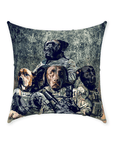 'The Army Veterans' Personalized 4 Pet Throw Pillow