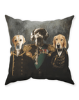 'The Brigade' Personalized 3 Pet Throw Pillow