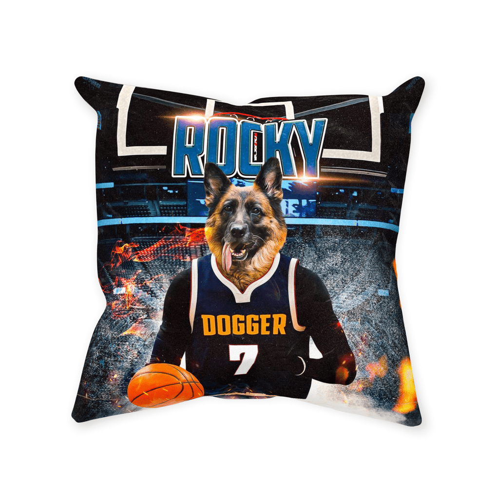 &#39;Dogger Nuggets&#39; Personalized Pet Throw Pillow