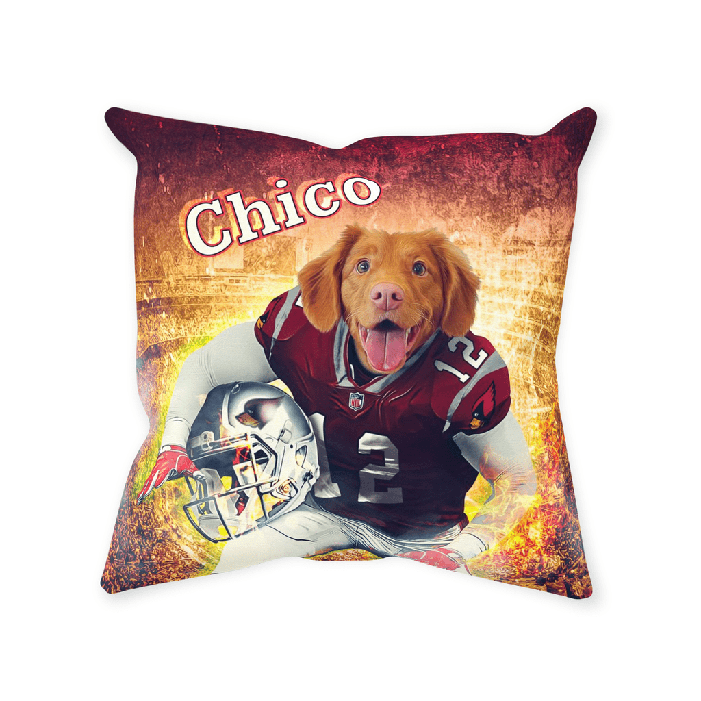 &#39;Arizona Doggos&#39; Personalized Pet Throw Pillow