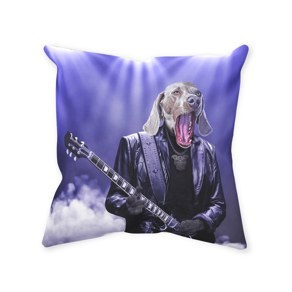 &#39;The Rocker&#39; Personalized Pet Throw Pillow
