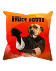 'Bruce Doggo' Personalized Pet Throw Pillow