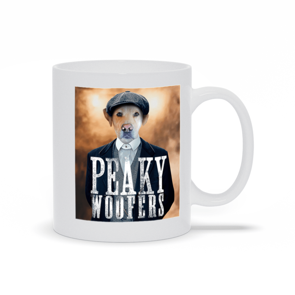 Taza personalizada para mascotas &#39;Peaky Woofers&#39;