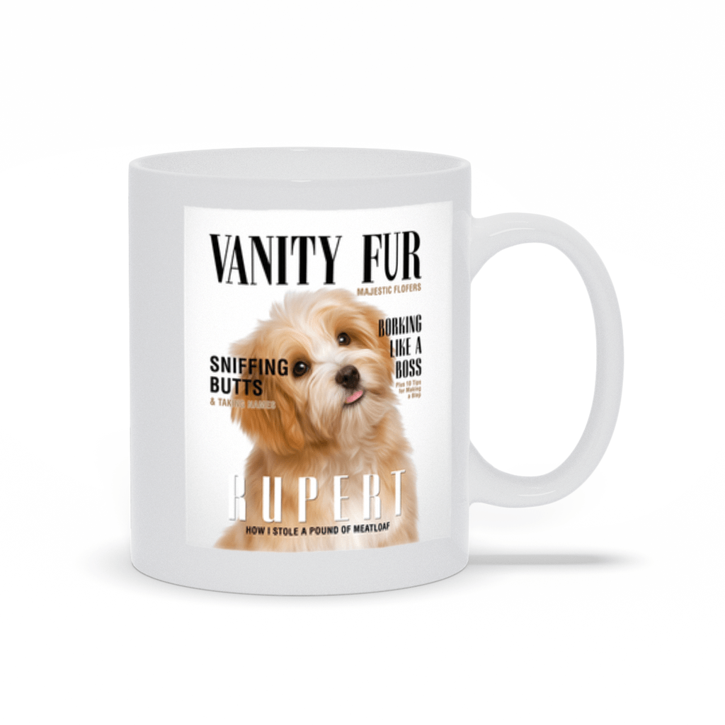 &#39;Vanity Fur&#39; Personalized Pet Mug