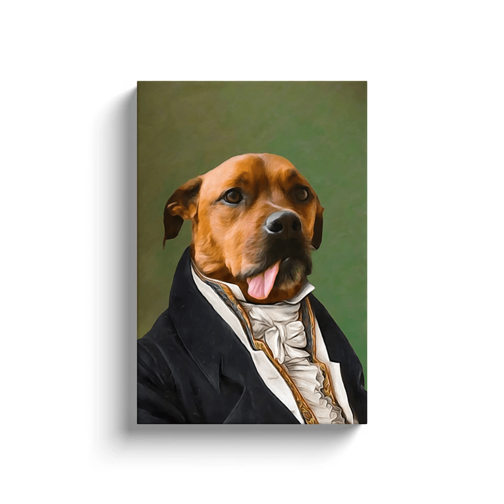 The Ambassador: Personalized Pet Canvas