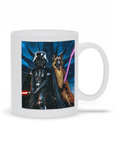 'Darth Woofer & Jedi-Doggo' Personalized 2 Pet Mug