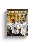 'Germany Doggos' Personalized 2 Pet Canvas
